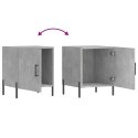 SZAFKI NOCNE 2 SZT SZAROŚĆ BETONU 40X40X50CM