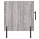SZAFKI NOCNE 2SZT SZARY DĄB SONOMA 40X40X50CM