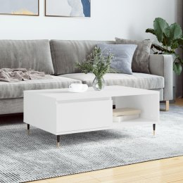 STOLIK KAWOWY BIAŁY 90X60X35CM