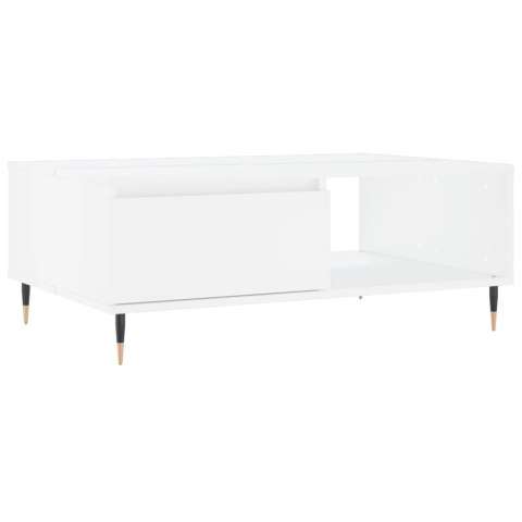 STOLIK KAWOWY BIAŁY 90X60X35CM