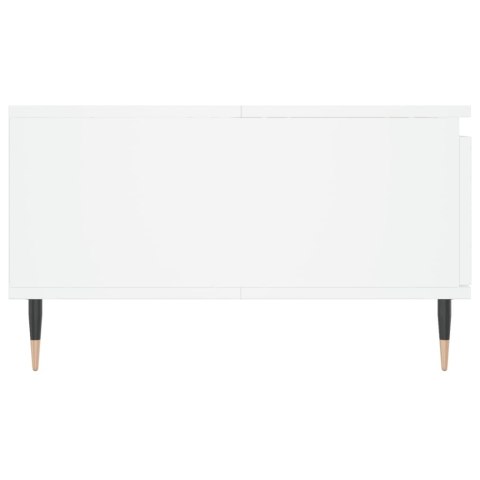 STOLIK KAWOWY BIAŁY 90X60X35CM