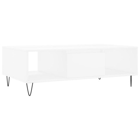 STOLIK KAWOWY BIAŁY 104X60X35CM