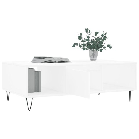STOLIK KAWOWY BIAŁY 104X60X35CM