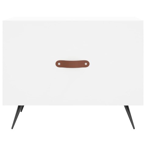 STOLIK KAWOWY BIAŁY 50X50X40CM