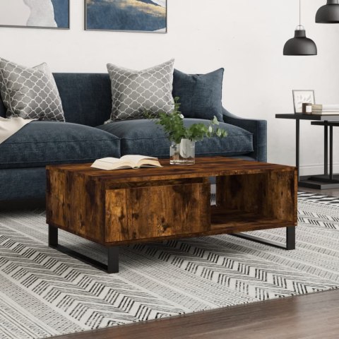 STOLIK KAWOWY PRZYDYMIONY DĄB 90X60X35CM