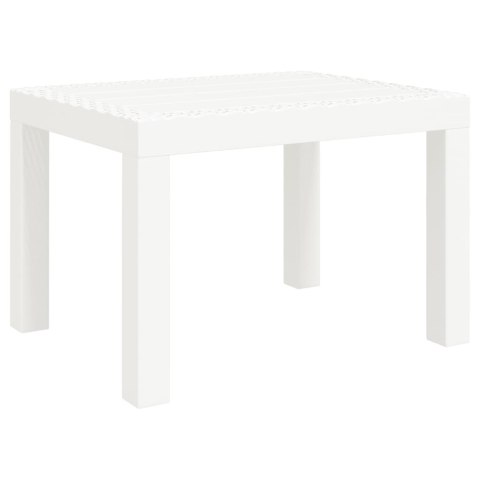 STOLIK OGRODOWY BIAŁY 59X47X40CM PP