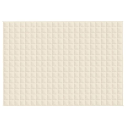 KOC OBCIĄŻENIOWY KREMOWY 155X220CM 11KG TKANINA