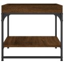 STOLIK KAWOWY BRĄZOWY DĄB 49,5X49,5X45CM
