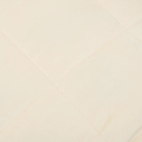 KOC OBCIĄŻENIOWY KREMOWY 120X180CM 5KG TKANINA