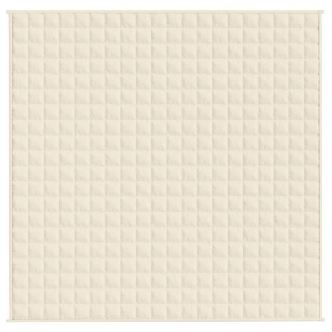 KOC OBCIĄŻENIOWY KREMOWY 200X200CM 9KG TKANINA