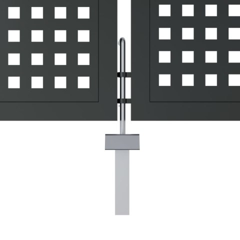 BRAMA OGRODOWA ANTRACYTOWA 300X225CM STAL