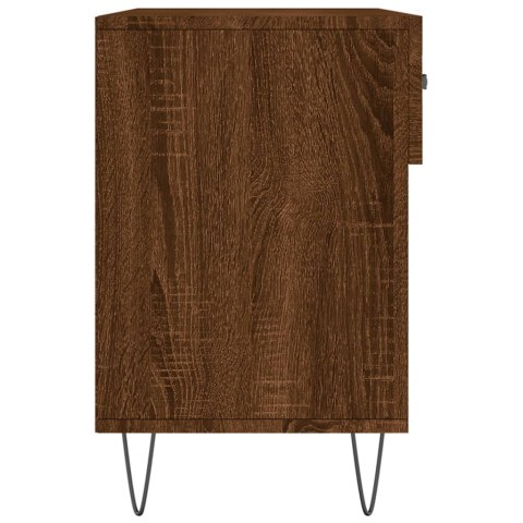 ŁAWKA Z MIEJSCEM NA BUTY BRĄZOWY DĄB 102X35X55CM