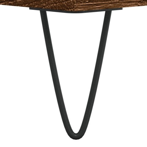 ŁAWKA Z MIEJSCEM NA BUTY BRĄZOWY DĄB 102X35X55CM