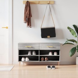 ŁAWKA Z MIEJSCEM NA BUTY SZARY DĄB SONOMA 102X35X55CM