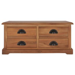 STOLIK KAWOWY 68X68X30CM DREWNO TEKOWE