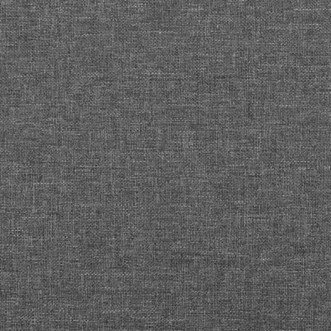 RAMA ŁÓŻKA Z ZAGŁÓWKIEM CIEMNOSZARA 180X200CM OBITA TKANINĄ