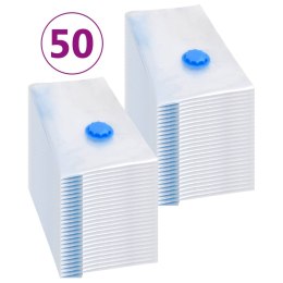 PRÓŻNIOWE WORKI PODRÓŻNE NA UBRANIA 60X40CM 50 SZT