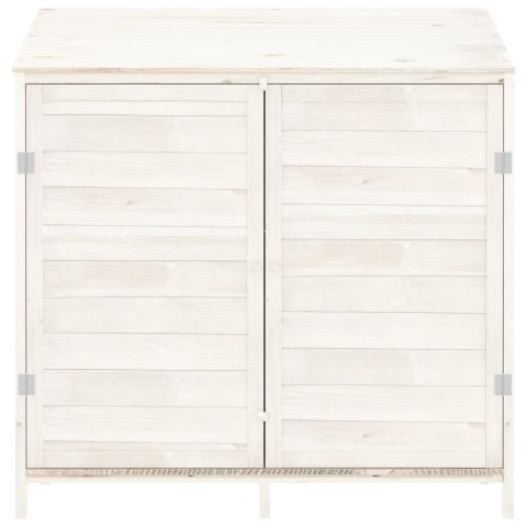 SZOPA OGRODOWA BIAŁA 102X52X112CM DREWNO JODŁOWE