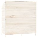 SZOPA OGRODOWA BIAŁA 102X52X112CM DREWNO JODŁOWE