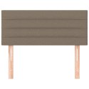 ZAGŁÓWEK DO ŁÓŻKA TAUPE 80X5X78/88CM TKANINA