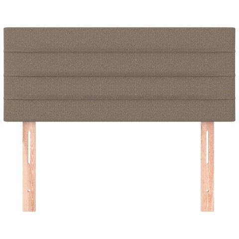 ZAGŁÓWEK DO ŁÓŻKA TAUPE 80X5X78/88CM TKANINA