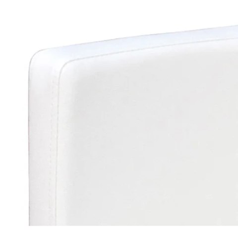 KRZESŁA STOŁOWE 2SZT BIAŁE OBITE SZTUCZNĄ SKÓRĄ