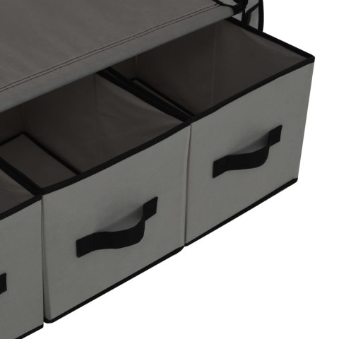 SZAFA SZARA 87X 49X 159CM MATERIAŁOWA