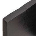 PÓŁKA CIEMNOSZARA 120X50X4CM DREWNO DĘBOWE