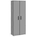 SZAFKA NA BUTY SZARA 60X30X166CM MATERIAŁOWA