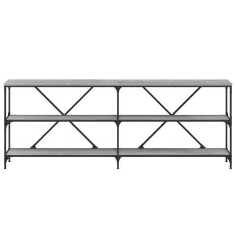 STOLIK KONSOLOWY SZARY DĄB SONOMA 200X30X75CM