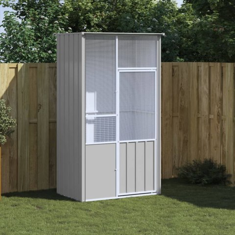 WOLIERA SZARA 115X78X200CM GALWANIZOWANA STAL