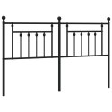 METALOWE WEZGŁOWIE CZARNE 180CM