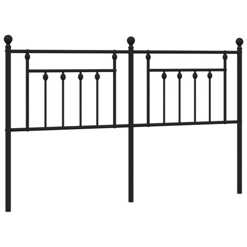 METALOWE WEZGŁOWIE CZARNE 180CM