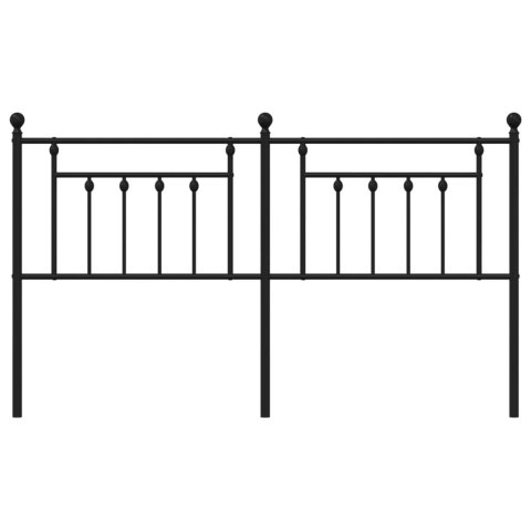 METALOWE WEZGŁOWIE CZARNE 180CM