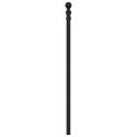 METALOWE WEZGŁOWIE CZARNE 180CM