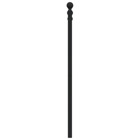 METALOWE WEZGŁOWIE CZARNE 180CM