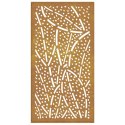 OGRODOWA DEKORACJA ŚCIENNA 105X55CM STAL KORTENOWSKA LIŚCIE
