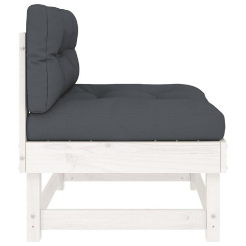 SIEDZISKO ŚRODKOWE Z PODUSZKAMI BIAŁE DREWNO SOSNOWE