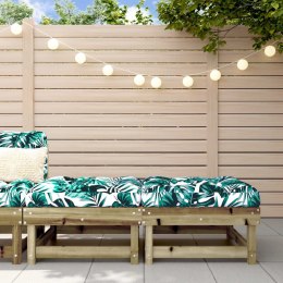 PODNÓŻKI OGRODOWE Z PODUSZKAMI 2SZT IMPREGNOWANA SOSNA