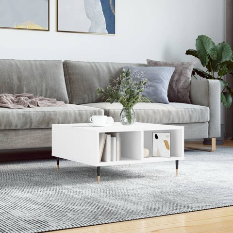 STOLIK KAWOWY BIAŁY 60X60X30CM