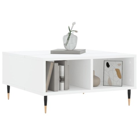 STOLIK KAWOWY BIAŁY 60X60X30CM