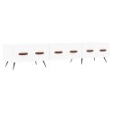 SZAFKA POD TV BIAŁA 150X36X30CM