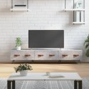 SZAFKA POD TV SZAROŚĆ BETONU 150X36X30CM