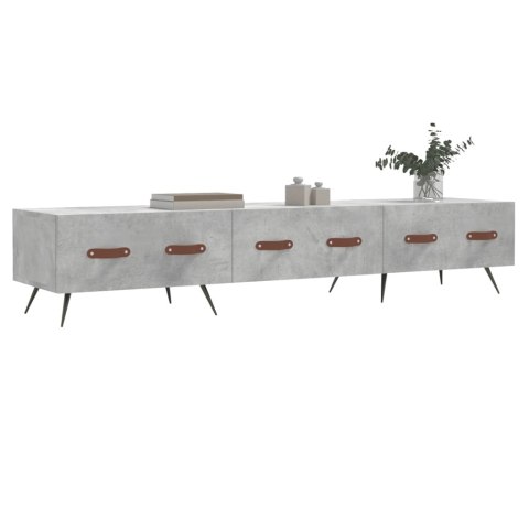 SZAFKA POD TV SZAROŚĆ BETONU 150X36X30CM