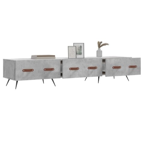 SZAFKA POD TV SZAROŚĆ BETONU 150X36X30CM