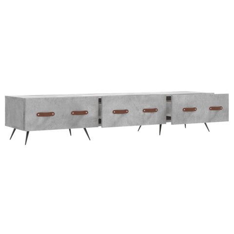 SZAFKA POD TV SZAROŚĆ BETONU 150X36X30CM