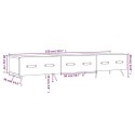 SZAFKA POD TV SZAROŚĆ BETONU 150X36X30CM