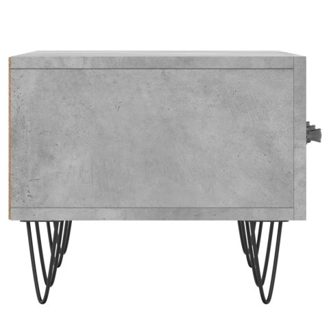 SZAFKA POD TELEWIZOR, SZAROŚĆ BETONU, 150X36X30 CM