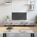 SZAFKA POD TELEWIZOR SZAROŚĆ BETONU 150X36X30CM