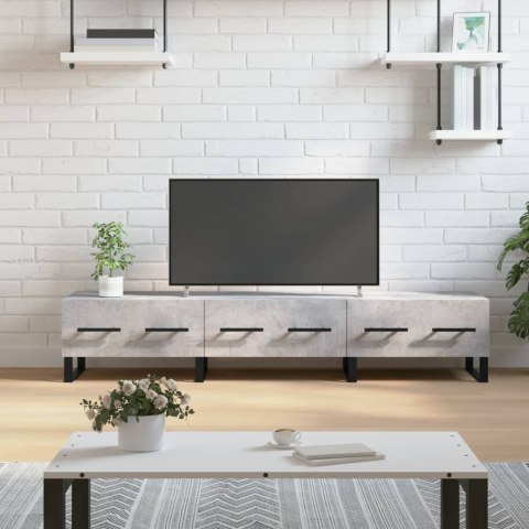 SZAFKA POD TELEWIZOR SZAROŚĆ BETONU 150X36X30CM
